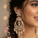 Elegant Zirconia Jhumkas