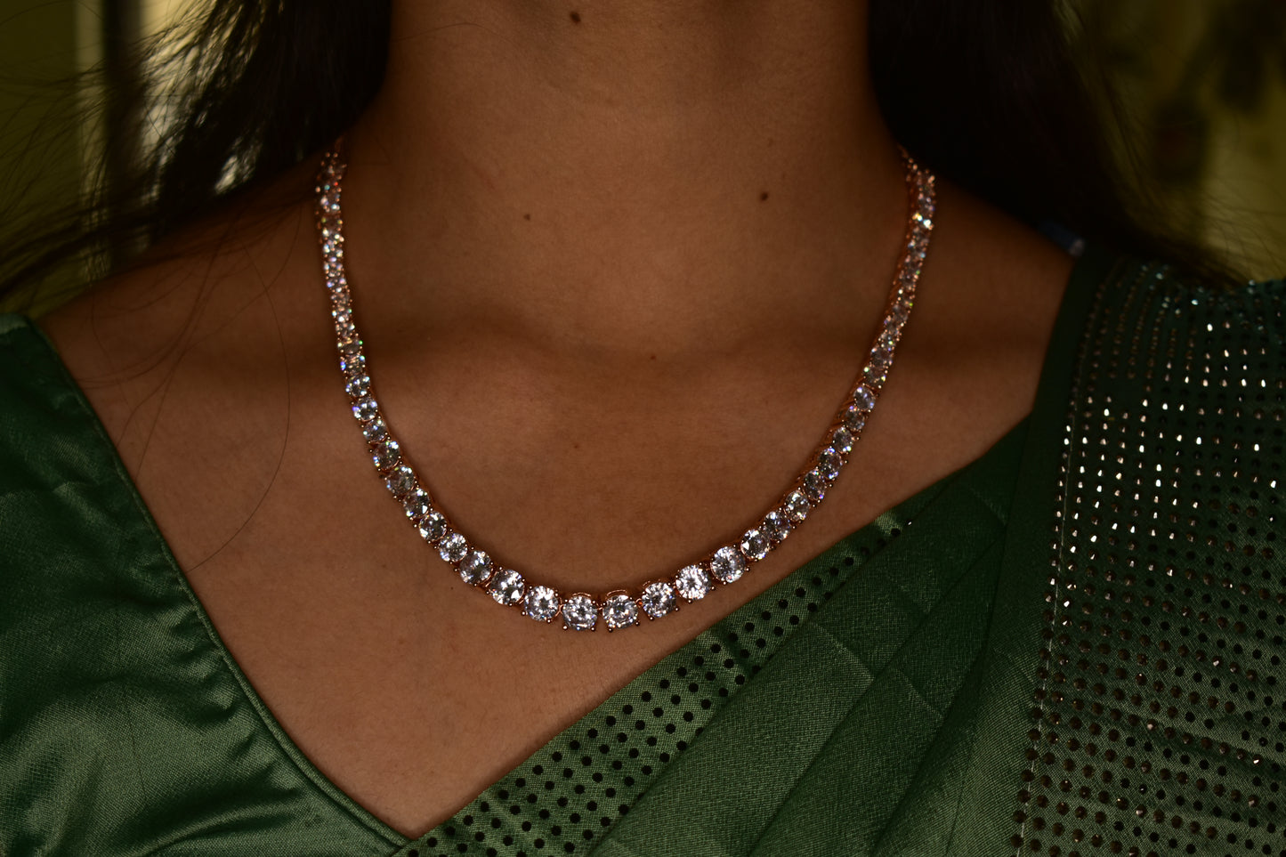 Billie CZ Designer Necklace Set