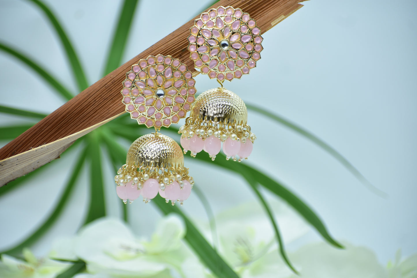 Kiara Antique Polki Jhumki