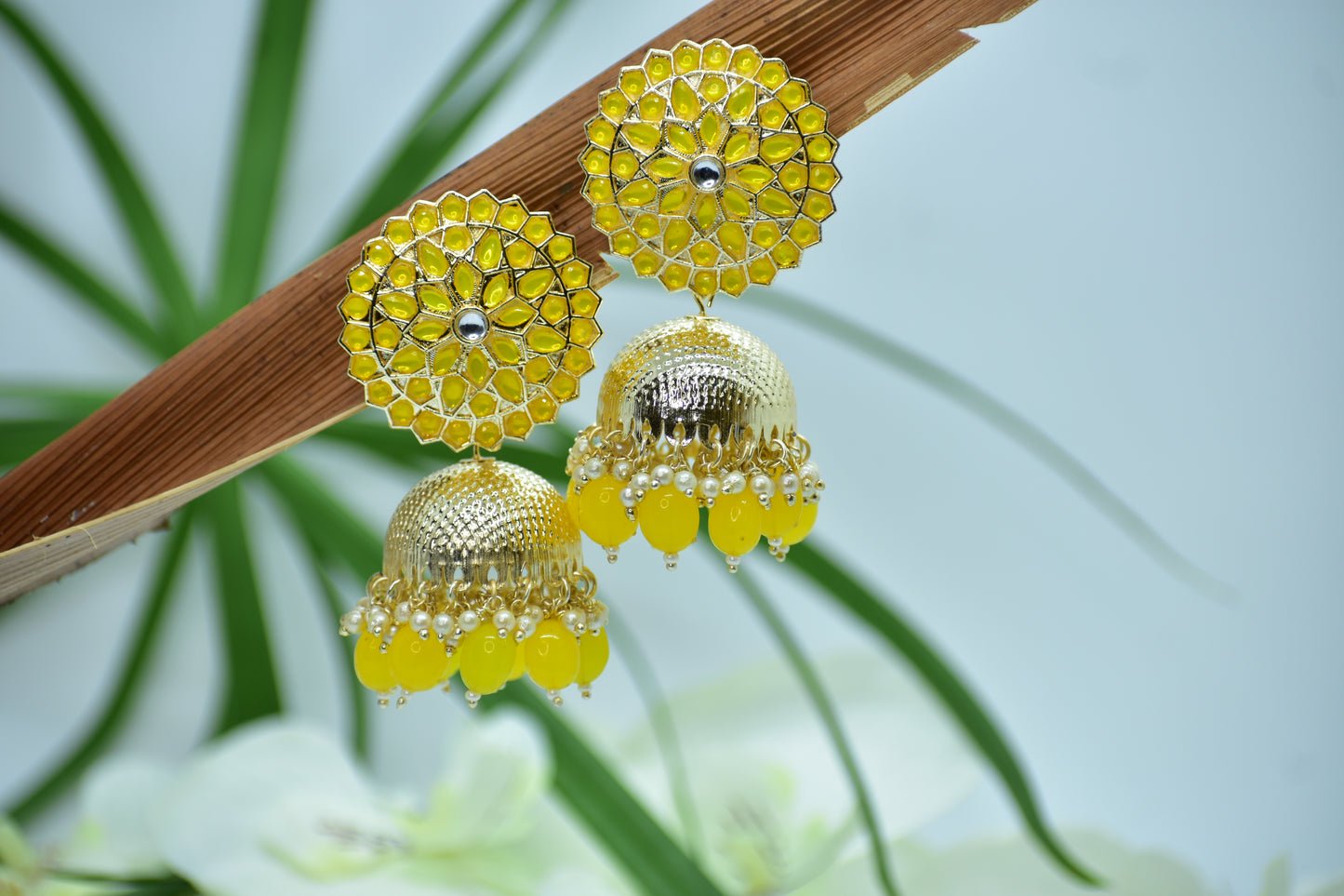 Kiara Antique Polki Jhumki