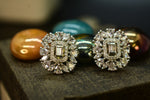 Nia Silver Polish AD Designer Stud Earrings