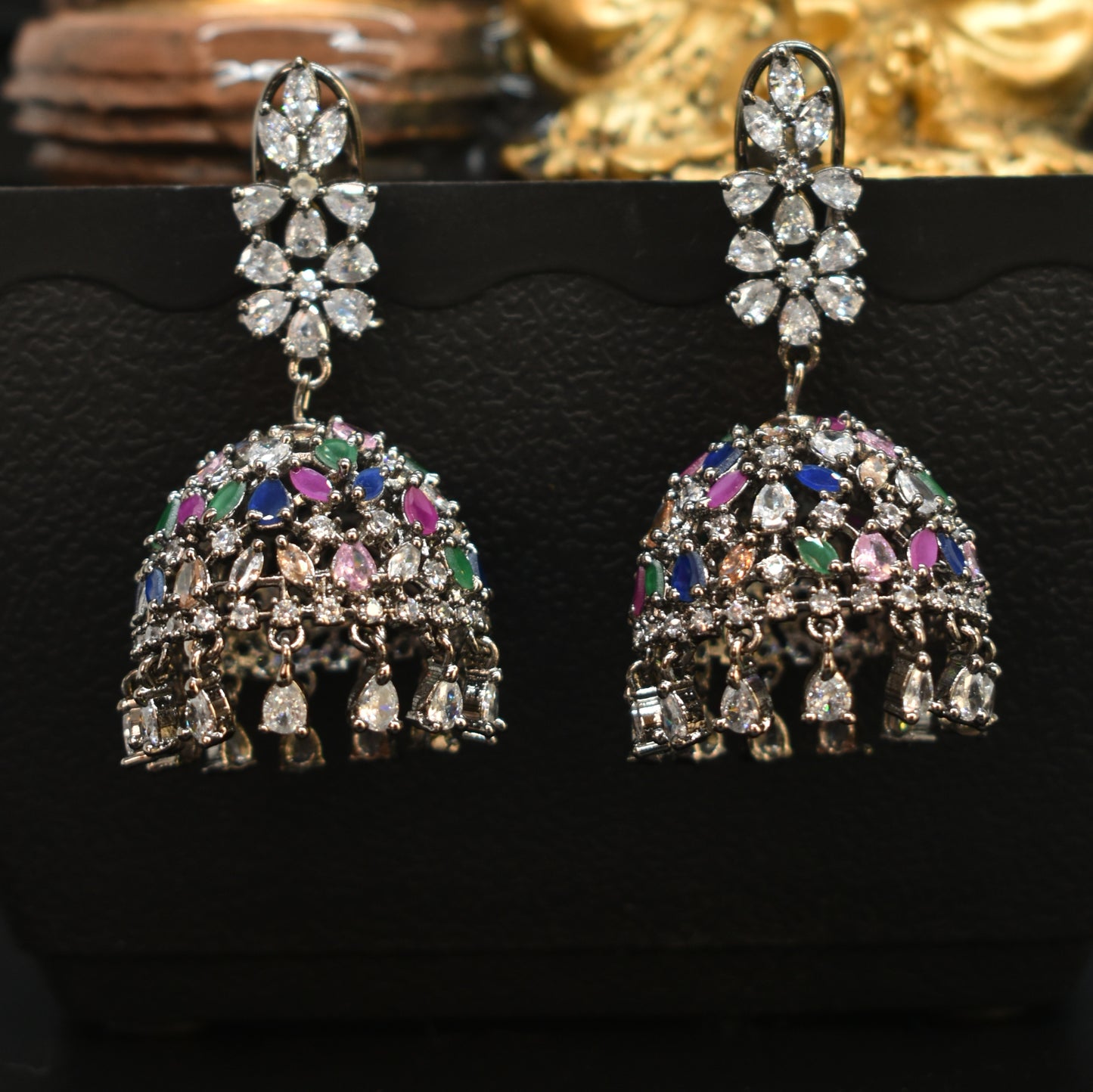 AD Multicolour Jhumka