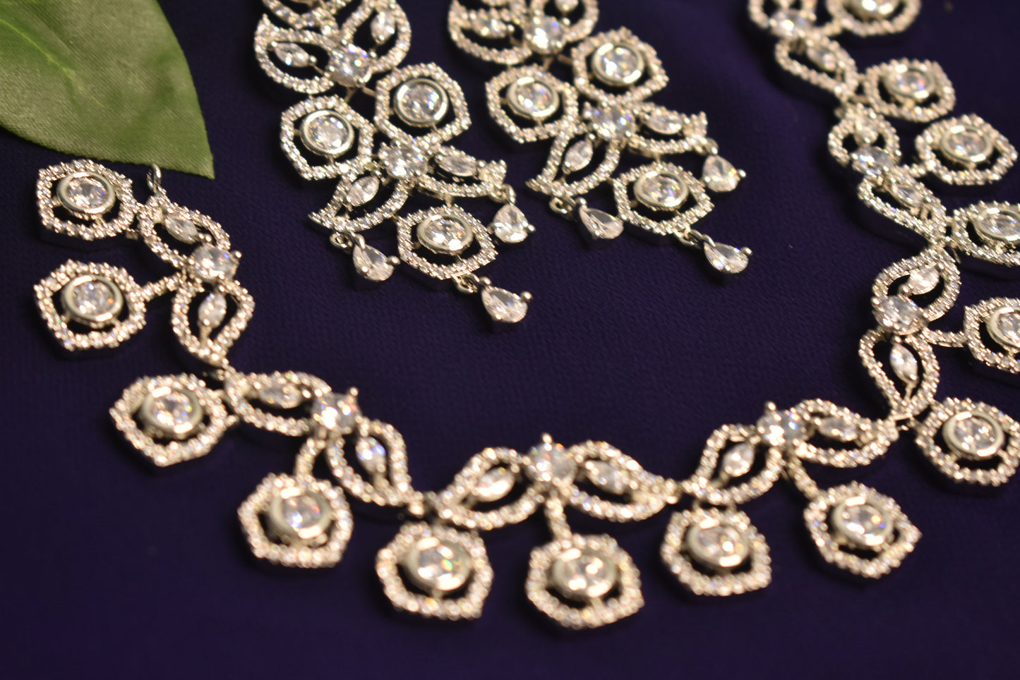 Era CZ Designer Necklace Set