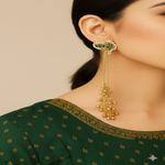 Zahra Kashmiri Earrings Embellished with Ghungroo