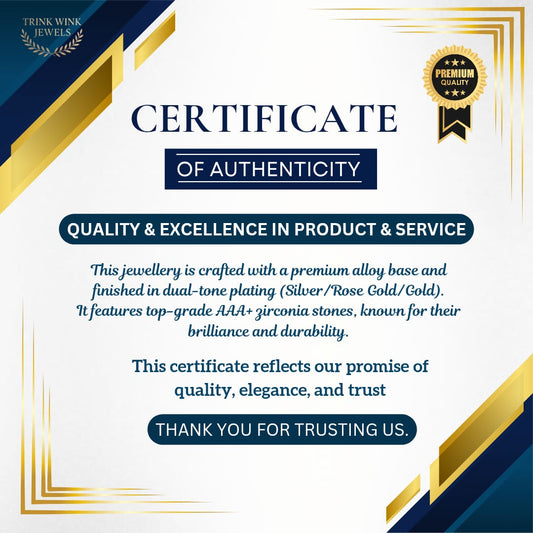 Shruthi White Stone CZ Designer Necklace Set