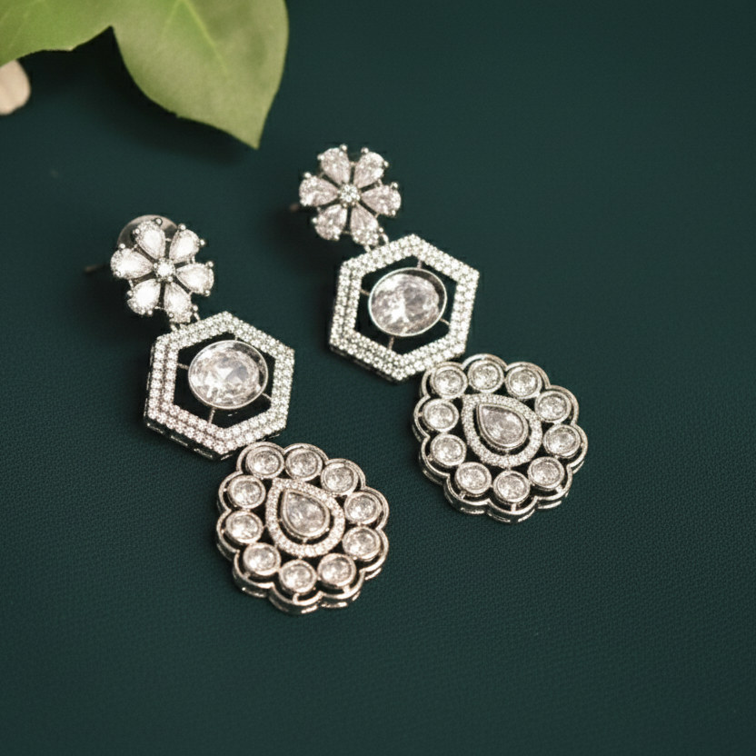 Sandhya CZ Designer Necklace Set