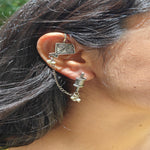 Trendy Oxidised Meera Kite Earrings