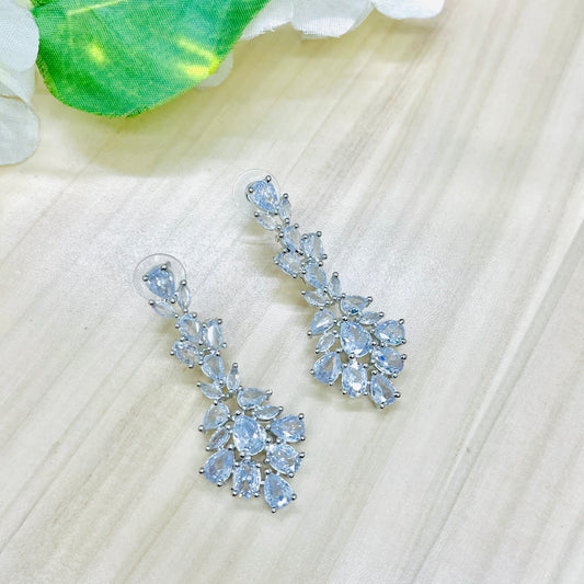 Nalina White Stone CZ Designer Necklace Set