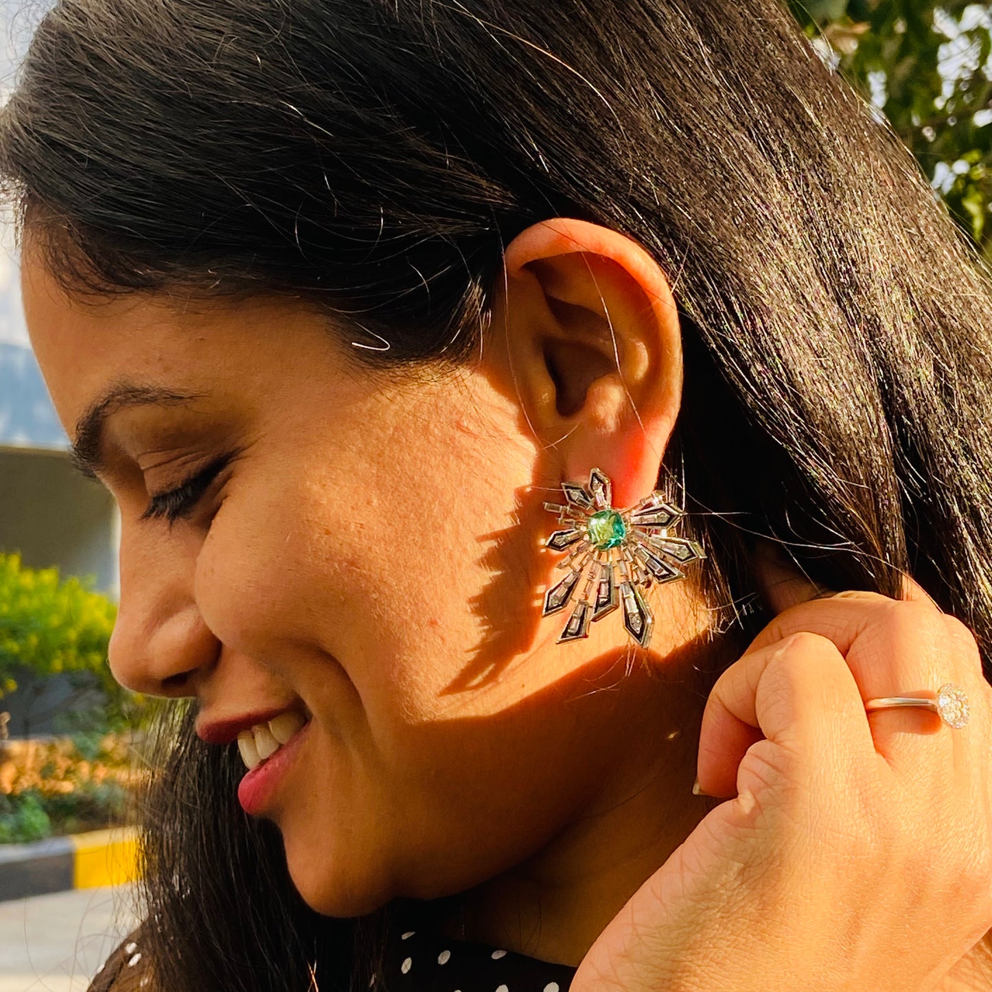Zircon Earrings India