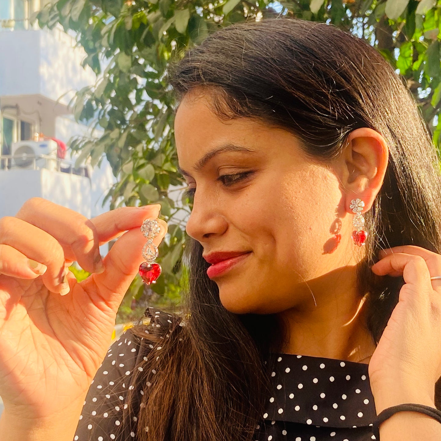Trendy AD Earrings India
