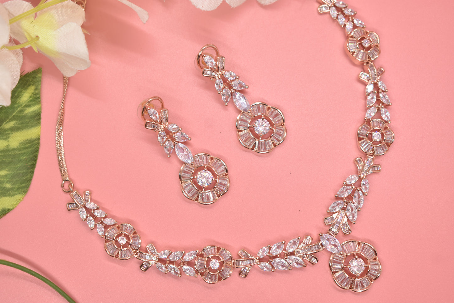 Samanti CZ Designer Necklace Set