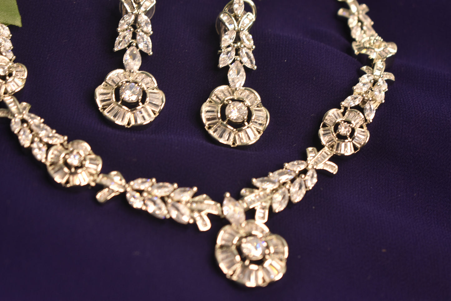 Samanti CZ Designer Necklace Set