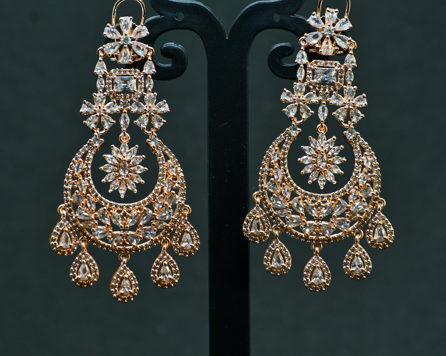 CZ Hazurilal Designer Earrings