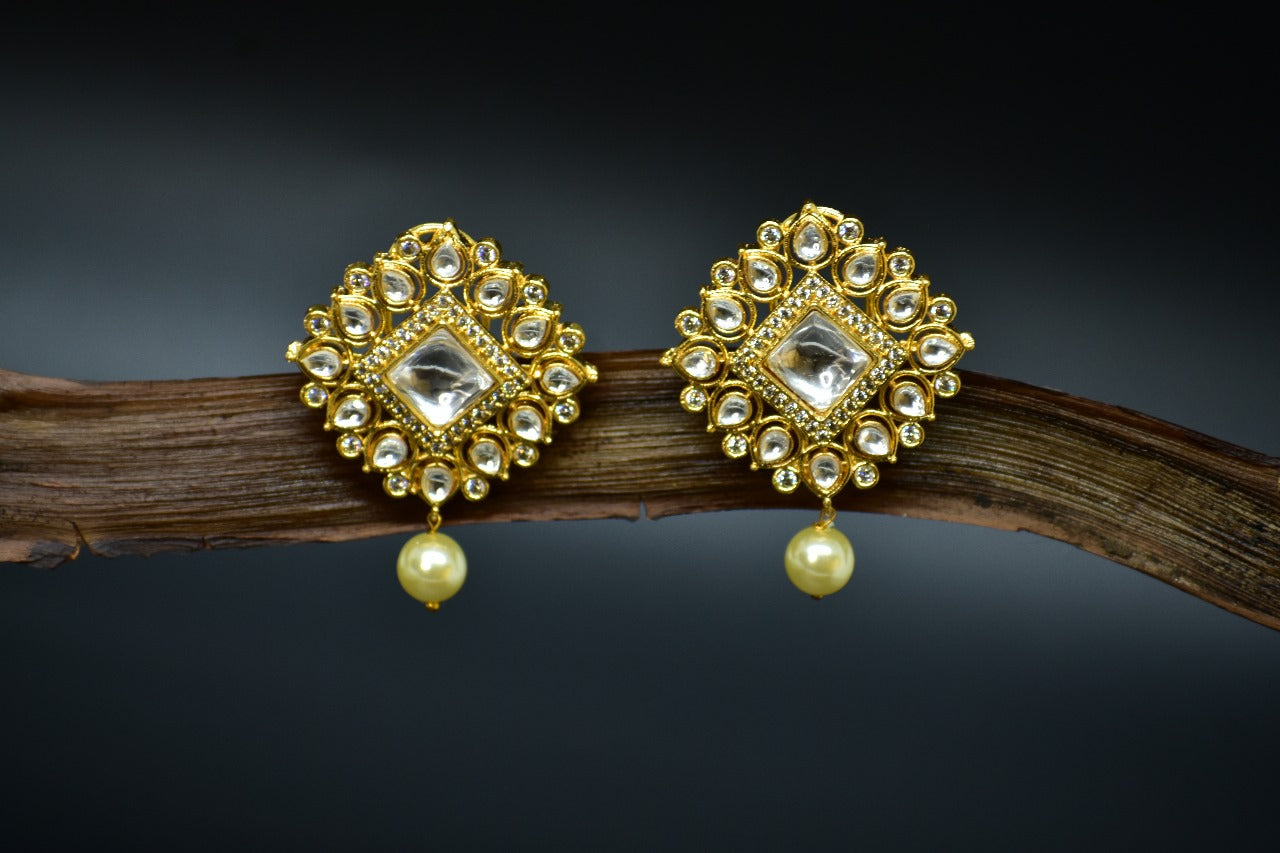 Sia Kundan Designer Earrings