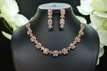 Ira White Stone CZ Designer Necklace Set