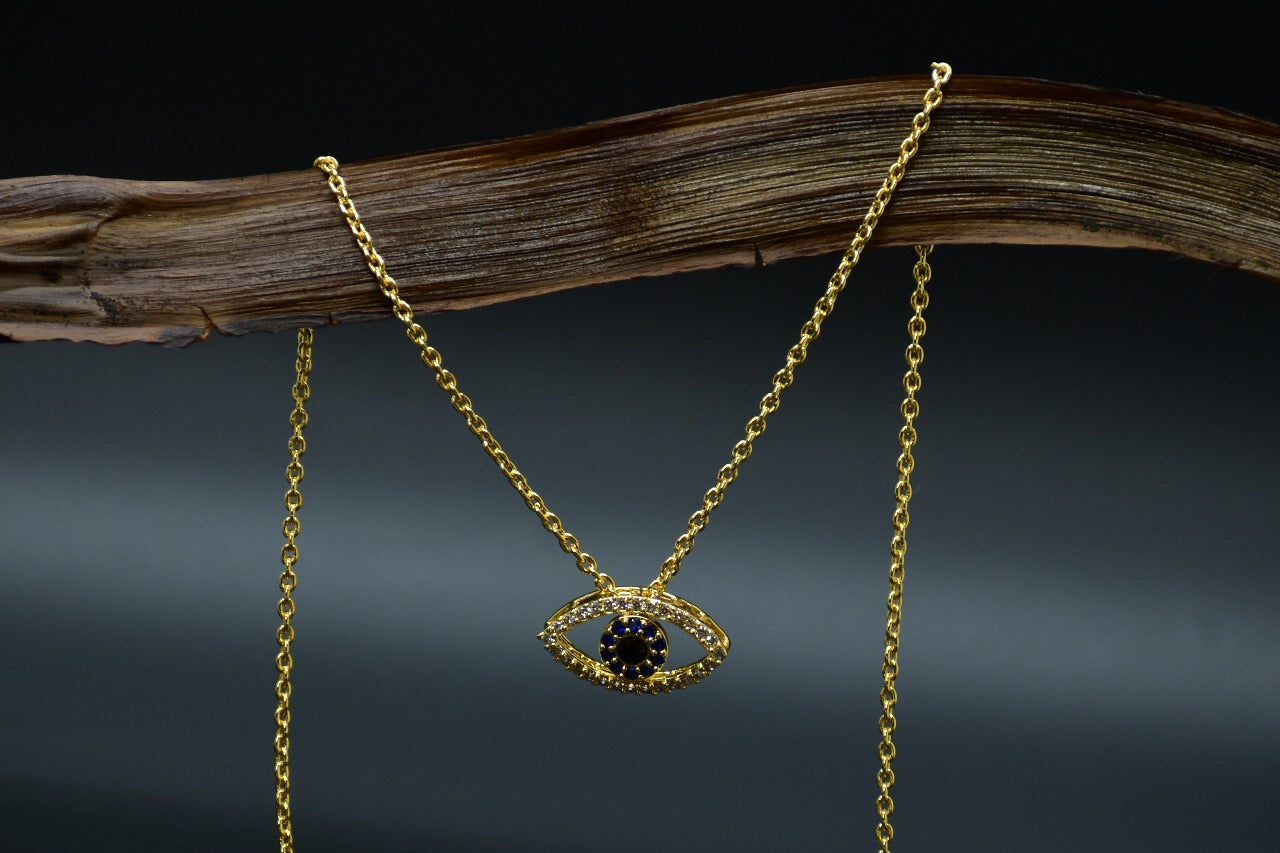 Saisha Blue Evil Eye AD Pendent