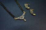Samira White Stone CZ Designer Mangalsutra Set