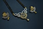 Ruhi Gold Polish CZ Designer Mangalsutra Set