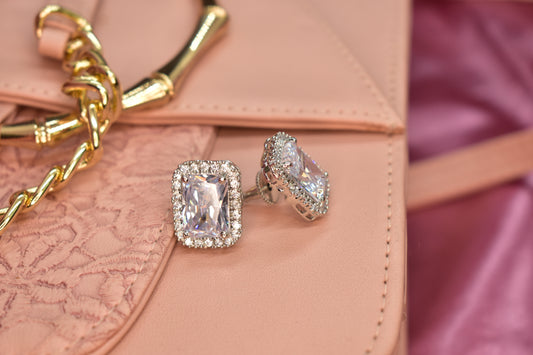 CZ Myra Stud Earrings