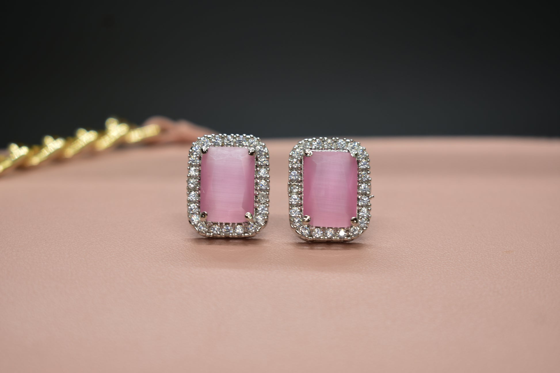CZ Myra Stud Earrings