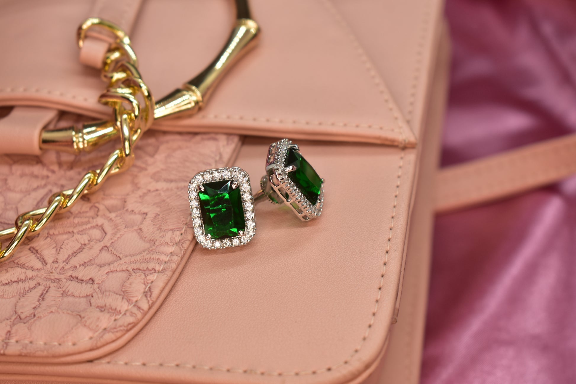 CZ Myra Stud Earrings