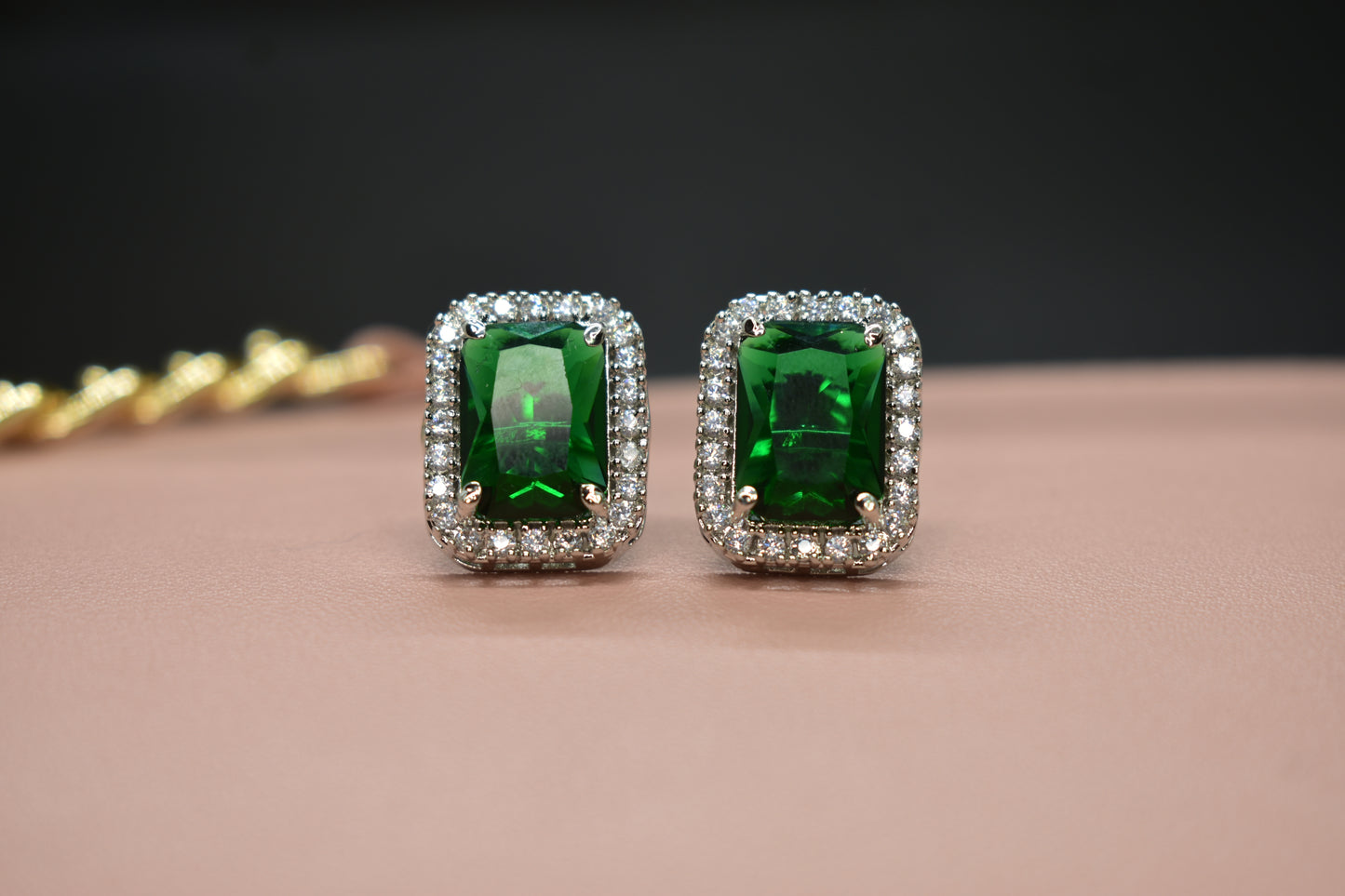 CZ Myra Stud Earrings