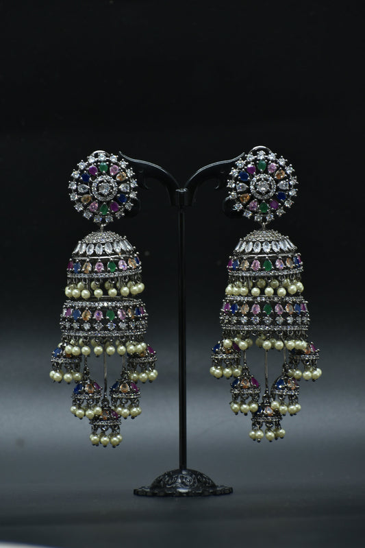 CZ Aarohi Designer Earrings
