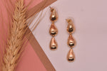 Riya Brass Designer Drop Earrings