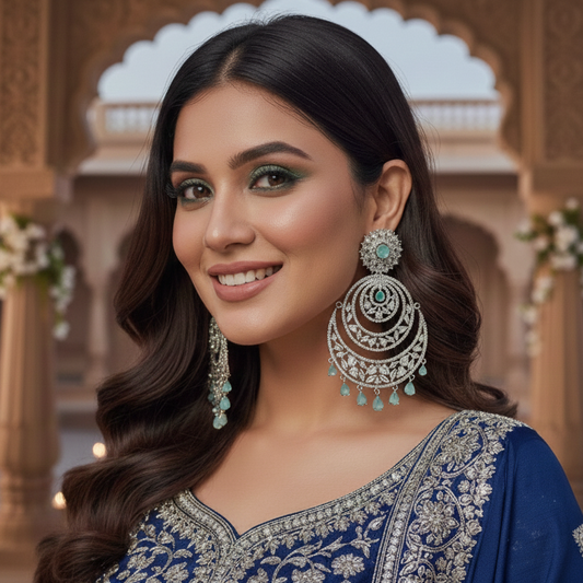 Lira AD Designer Chandbali Jhumka