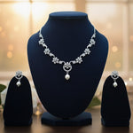 Rosalie CZ Designer Necklace Set