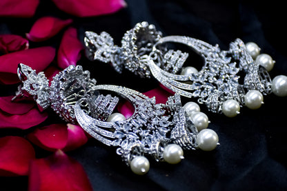 Elegant Zirconia Jhumkas