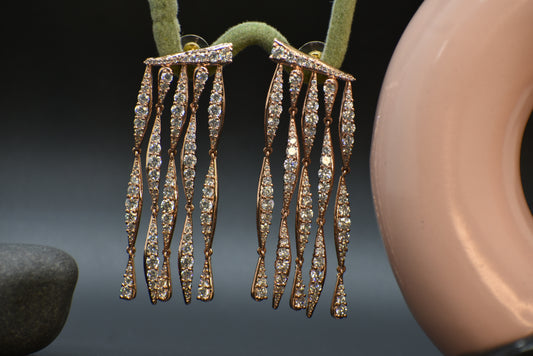 Maisha Chandelier AD Designer Earrings