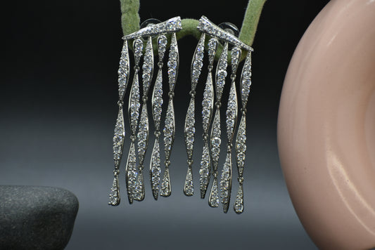 Maisha Chandelier AD Designer Earrings