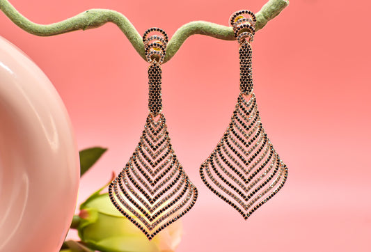 Designer CZ Earrings India