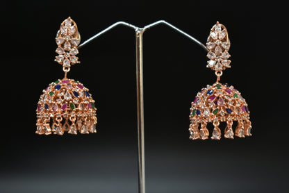 AD Multicolour Jhumka