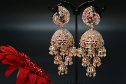 Multicolour AD Jhumki