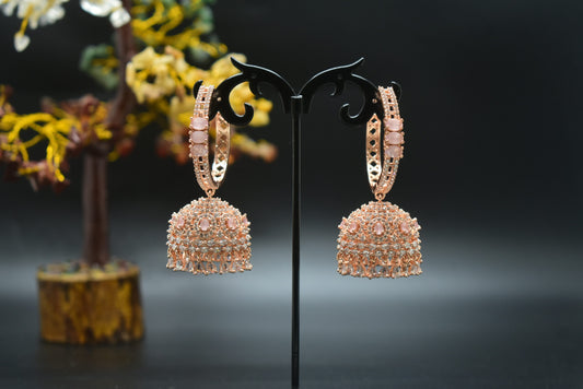 Rosegold AD Earrings