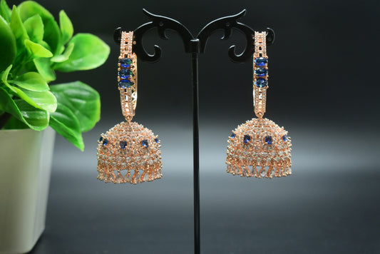 Rosegold AD Earrings