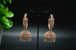 Rosegold AD Jhumkis
