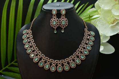 Avni CZ Designer Necklace Set
