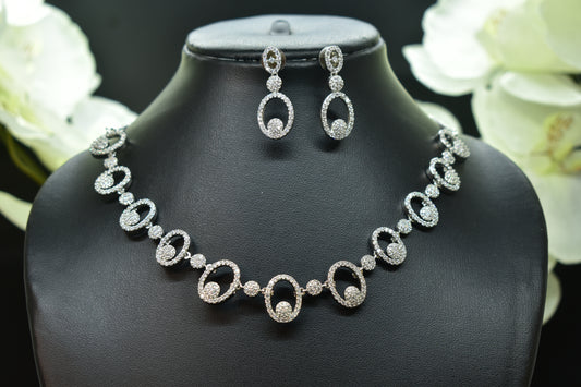 Riyana CZ Designer Necklace Set