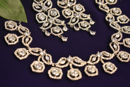 Era CZ Designer Necklace Set