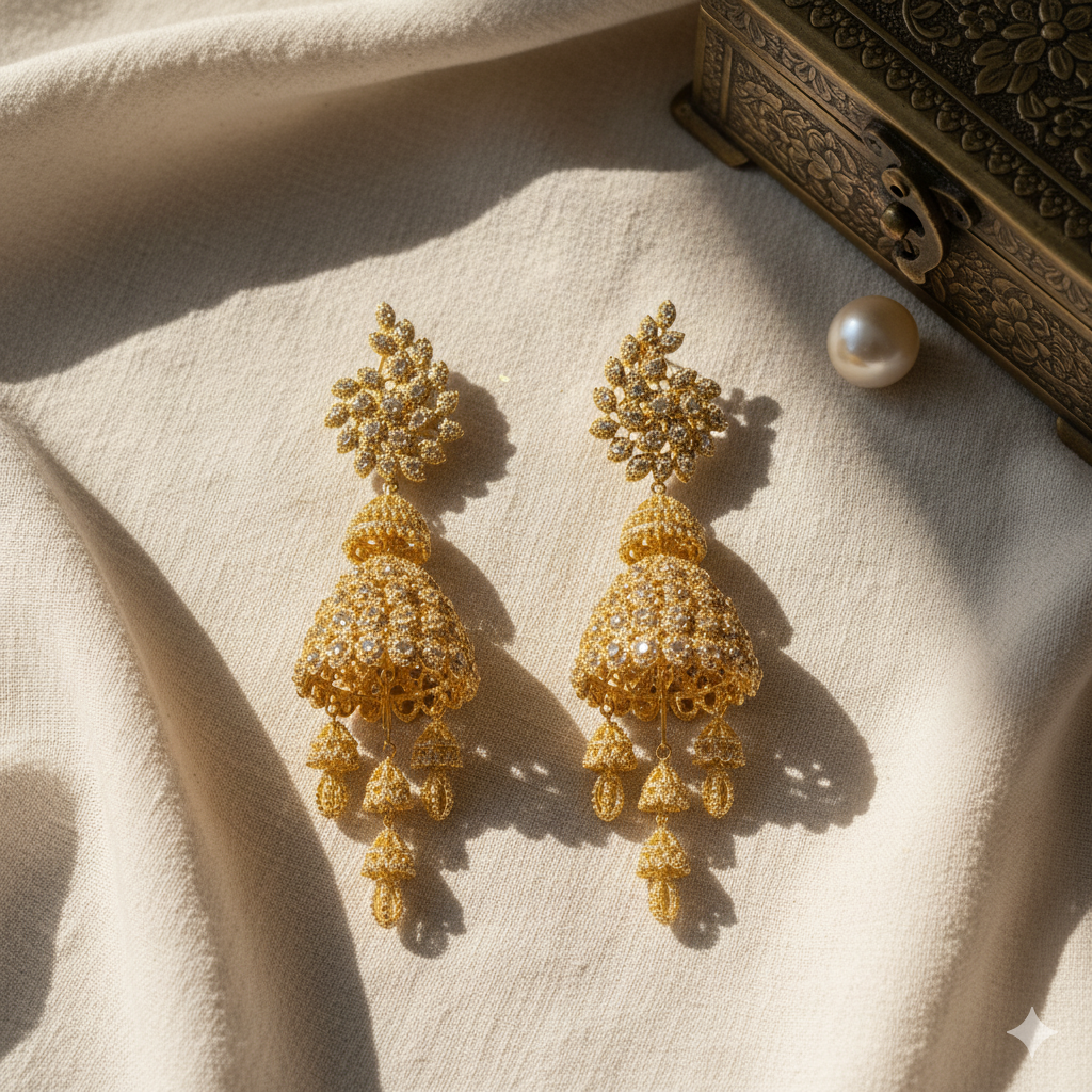 Ananya AD Designer Jhumka Earrings