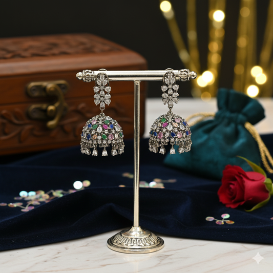 AD Multicolour Jhumka