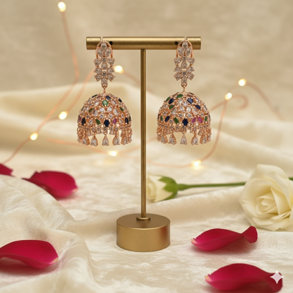 AD Multicolour Jhumka