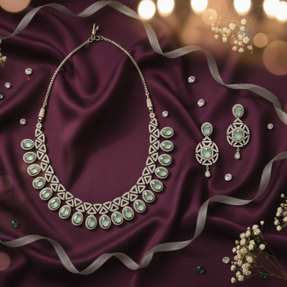 Avni CZ Designer Necklace Set