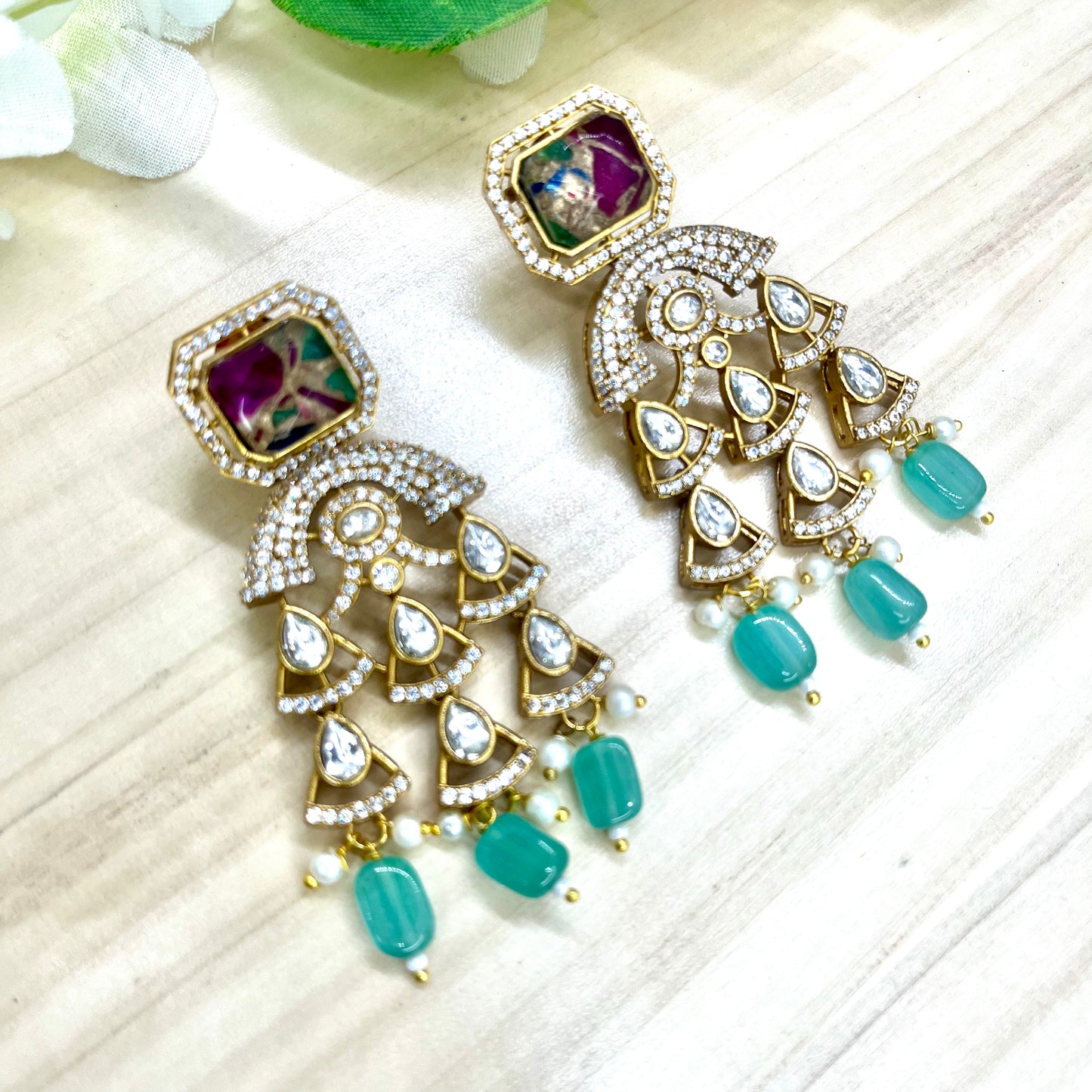 Hania Kundan Designer Choker Set