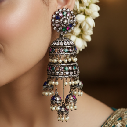 CZ Aarohi Designer Earrings