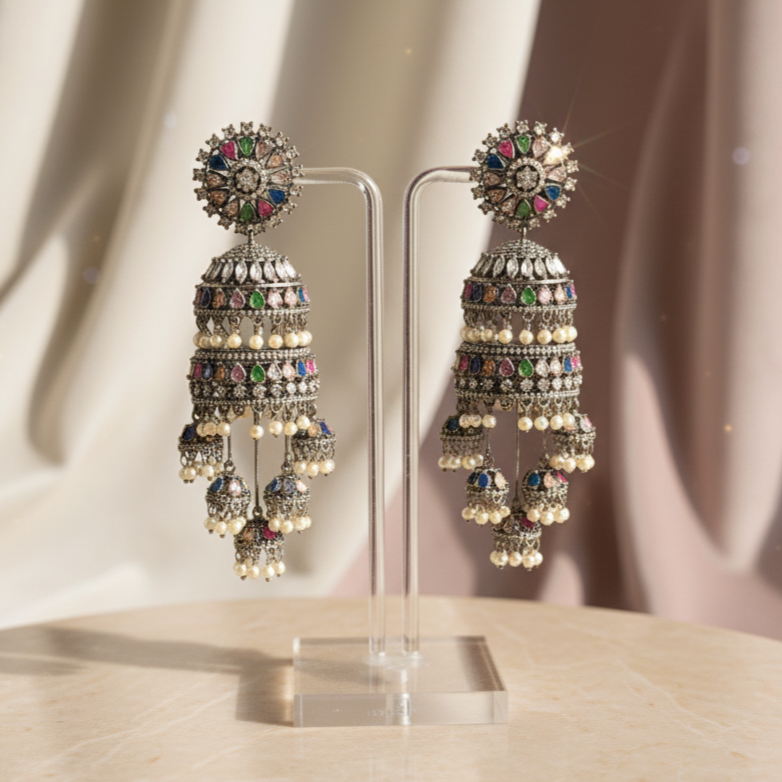 CZ Aarohi Designer Earrings
