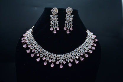 Pari CZ Designer Necklace Set